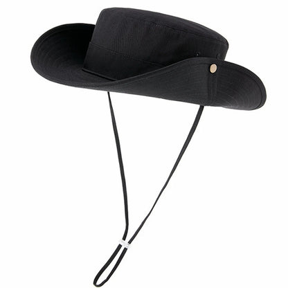 100% Cotton Fisherman Hat Dad Summer Outdoors Sun Cap Man Outdoors Camping Boonie Hat Women Beach Foldable Bucket Hats