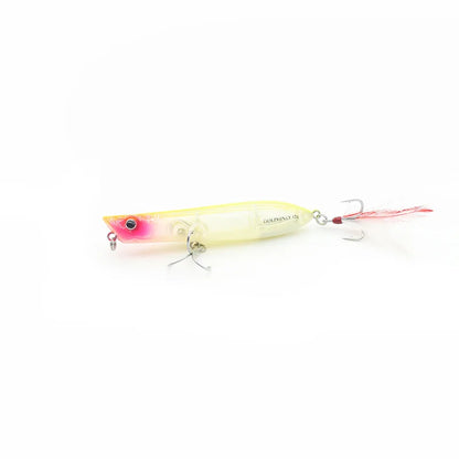 Freshwater Fishing Lures, Top Water Fishing Gear for Trout and Bass Fish, Spooks Cupped Mouth Walker, Long Casting Treble Hooks