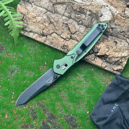 BM 940 Folding Knife Aluminum Alloy Handle Outdoor Camping Cutting Tool EDC Hiking Fishing Knife Gift for Men
