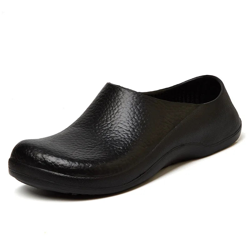 New Men's Chef Kitchen Working Slippers Non-slip Waterproof Oil-proof Shoes Rubber Rain boots for Men and Women Unisex Sandals