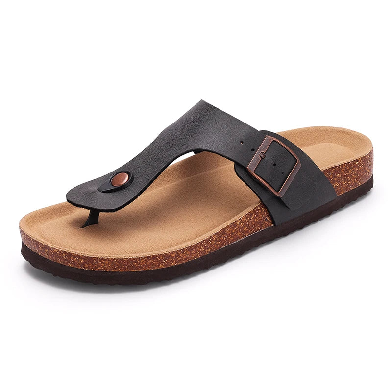 Bebealy Men Flip-flops Summer Flip-flops Fashion Unisex Sandals Casual Beach Sandals Soft Nonslip Ladies Sandals Home Sandals