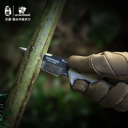 HX Outdoors Tactical Knife,Hunting Jungle Knives ,Camping Survival Knife,Rescue Edc Tool G10 Handle WIth Kydex Dropshipping