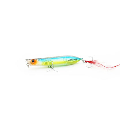 Freshwater Fishing Lures, Top Water Fishing Gear for Trout and Bass Fish, Spooks Cupped Mouth Walker, Long Casting Treble Hooks