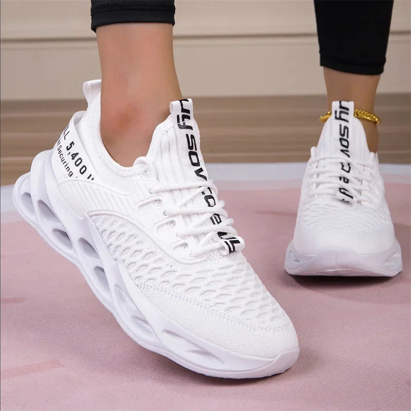 purple Casual Sneakers Women Men Blade Shoes Light Breathable Running Shoes Mesh Sports Sneakers Zapatillas De Mujer Chaussure