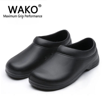 New Men's Chef Kitchen Working Slippers Non-slip Waterproof Oil-proof Shoes Rubber Rain boots for Men and Women Unisex Sandals