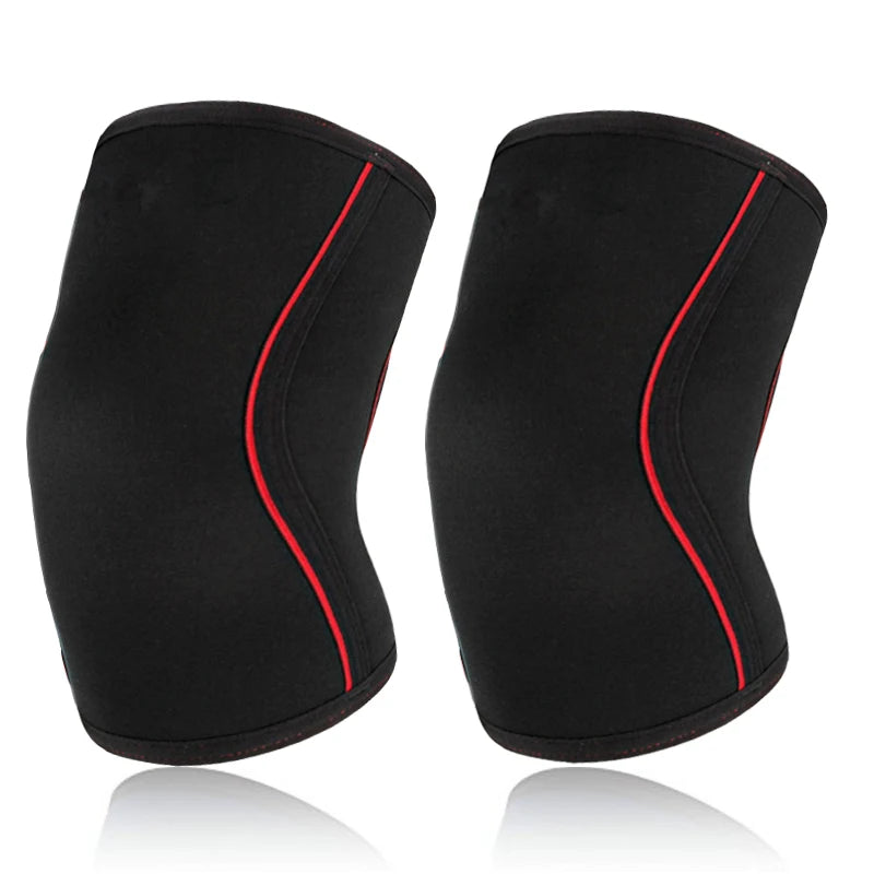 Crossfit Knee Pads Compression 7mm Neoprene Sports Knee Brace Squat Weightlifting Pressured Knee Sleeve Women Men Teens Custom