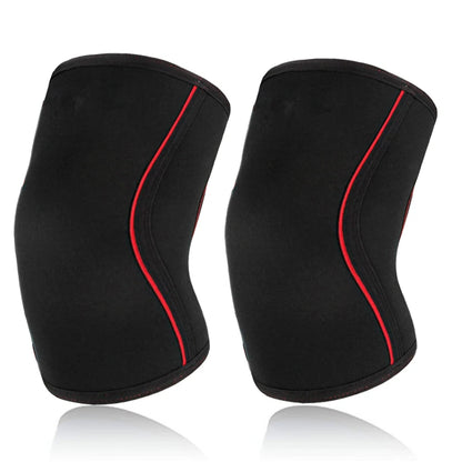 Crossfit Knee Pads Compression 7mm Neoprene Sports Knee Brace Squat Weightlifting Pressured Knee Sleeve Women Men Teens Custom