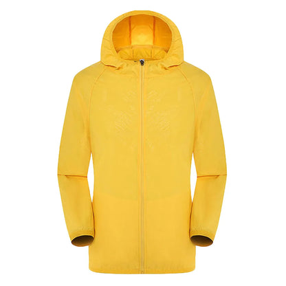 Men Women Hiking Jacket Waterproof Quick Dry Camping Hunting Clothes Sun-Protective Outdoor Sports Coat Anti UV Windbreaker