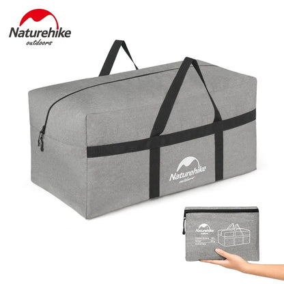 Naturehike Folding Large Capacity Storage Bags Ultralight Pack Handle Camping Duffel Bag Portable Hiking Travel Totes 100L 45L