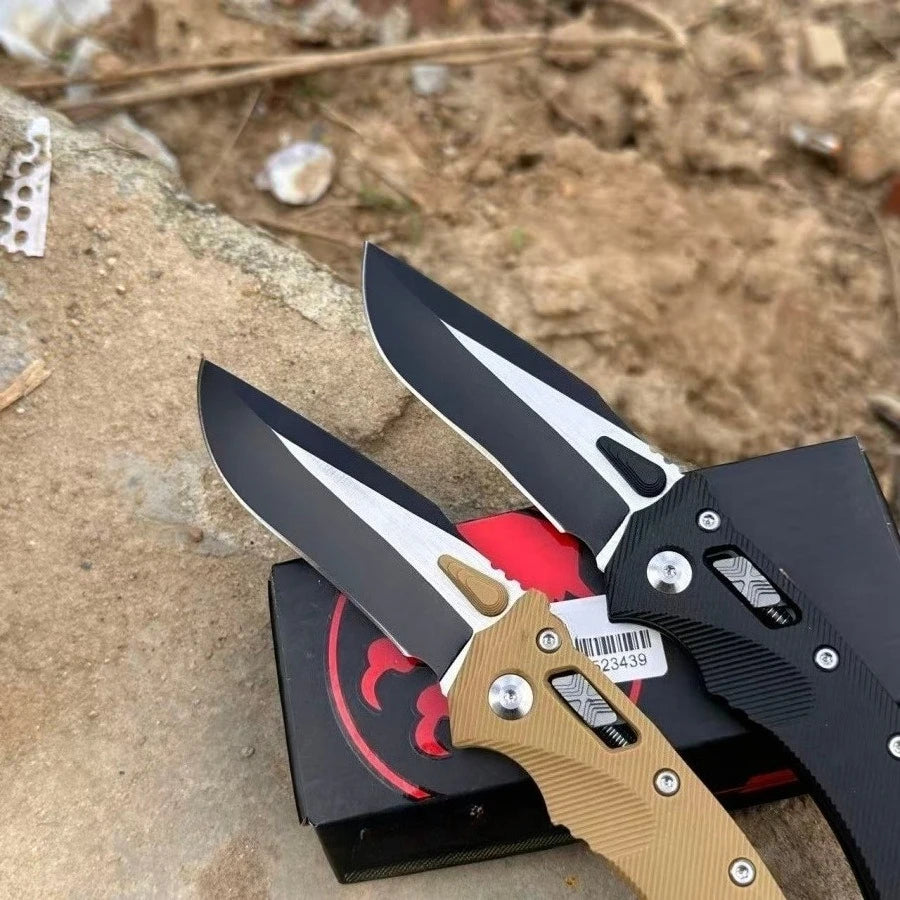 MSI Portable Foldable Knife Durable 8Cr13Mov Steel Blade Durable Outdoor Camping Hiking EDC Cutting Tasks Gift for Men