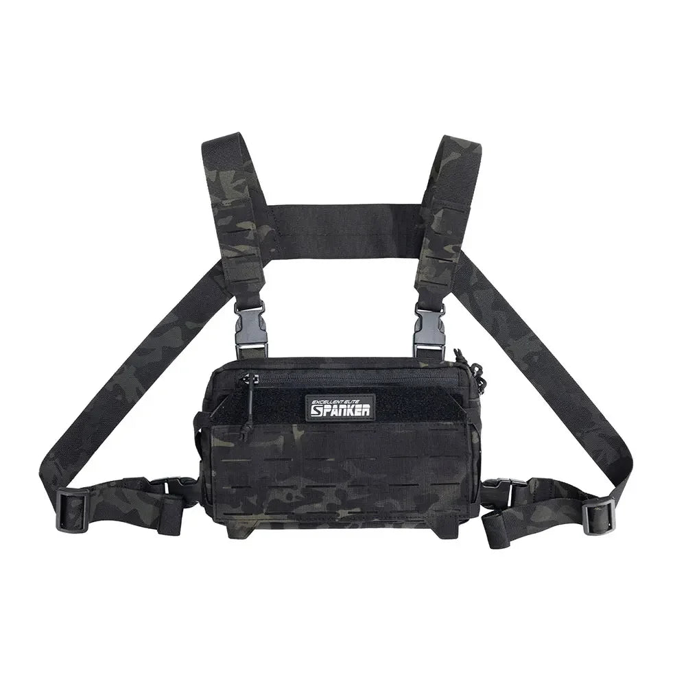 Tactical Chest Bags Hunting Vest Outdoor Camping Shoulder Backpack Men Motorcycle Bag Cycling Climbing Belly Fanny Pack Bike