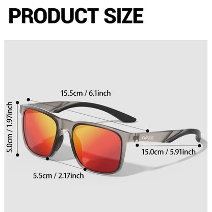 Kapvoe Polarized Sunglasses Men Lightweight Frame Anti Glare Driving Fishing Golf Outdoors Photochromic Glasses Running Women