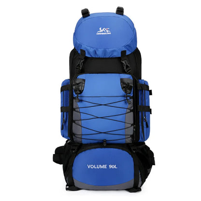 Molle 90L Outdoor Mountaineering Waterproof Rucksack Bag Sports Double Shoulder Bag Casual Hiking Travel Tactical Backpack