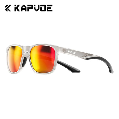 Kapvoe Polarized Sunglasses Men Lightweight Frame Anti Glare Driving Fishing Golf Outdoors Photochromic Glasses Running Women