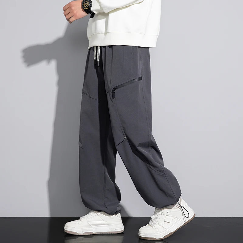 CHRLCK Men's Waterproof Hiking Pants Quick Drying Fashion Cargo Pants Breathable Trousers Fishing Camping Outdoor Sport Pants