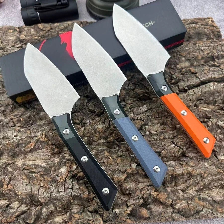 High-hardness Fixed Blade Knife, D2 Steel Blade Treatment, Outdoor Camping Hiking EDC Adventure Climbing Tool, Men's Gift