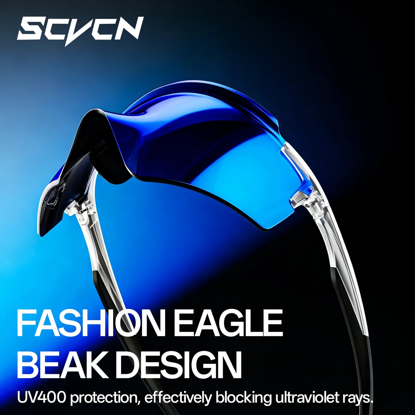 SCVCN New Eagle Beak Fashion Sunglasses Outdoor Cycling Climbing Glasses UV400 for Men Road Bike Women Sports Hiking Eyewear