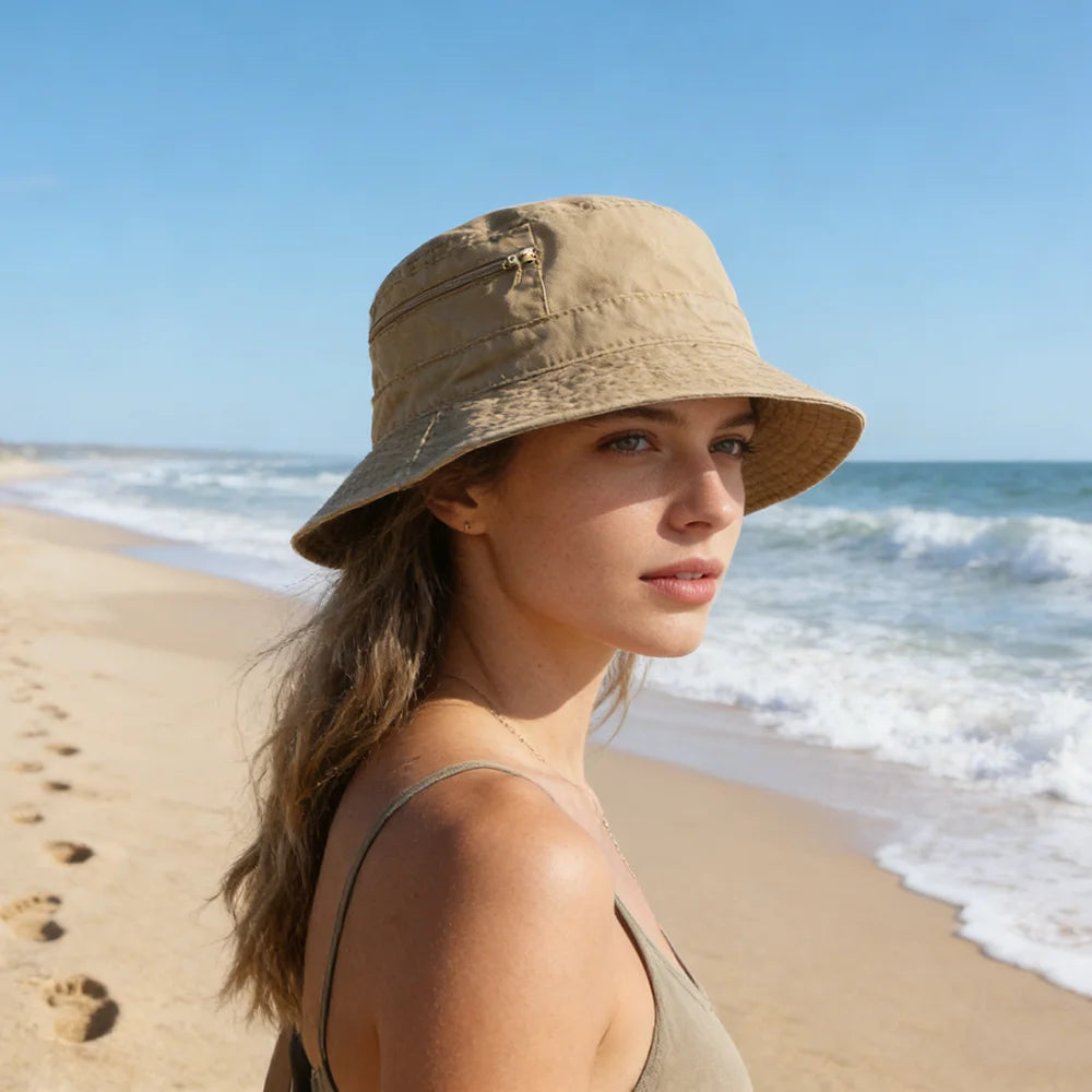 Spring Summer Washed Cotton Mesh Breathable Bucket Hats for Men Women Casual Panama Hat Hiking Camping Outdoor Hat Unisex