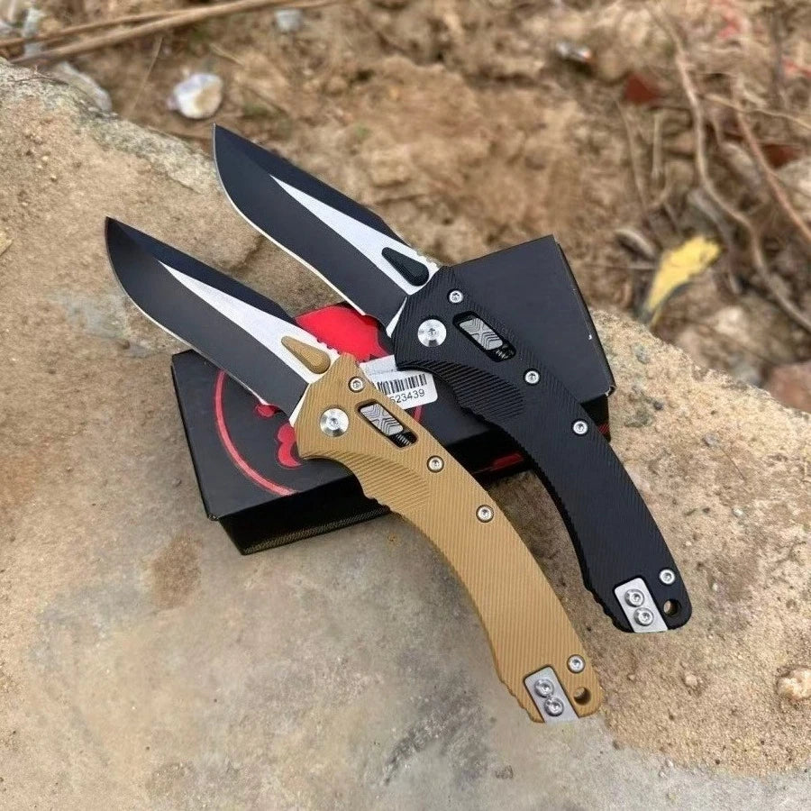 MSI Portable Foldable Knife Durable 8Cr13Mov Steel Blade Durable Outdoor Camping Hiking EDC Cutting Tasks Gift for Men