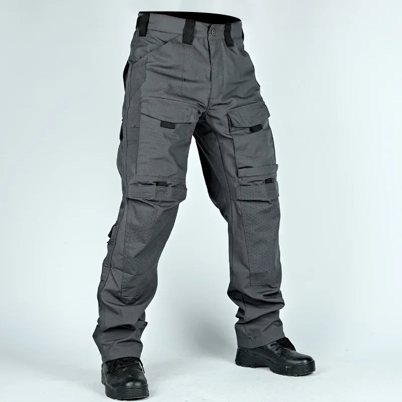 Tactical Pants Men Multi-Pocket Outdoor Cargo Pants Combat Trousers Men's Wear-Resistant Hiking Work Trousers Male