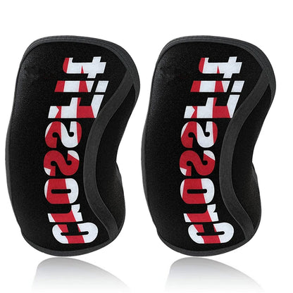 Crossfit Knee Pads Compression 7mm Neoprene Sports Knee Brace Squat Weightlifting Pressured Knee Sleeve Women Men Teens Custom