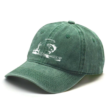 Hot Fishing Hat Snapback Baseball Cap Adjustable Sun Hat Headwear Lightweight Fashion Flat Cap For Women Men Outdoor Hiking