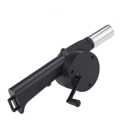 Hand-cranked Air Blower Barbecue Fan Mini Portable BBQ Grill Fire Bellows Picnic Camping Accessories Outdoor Hand Tools