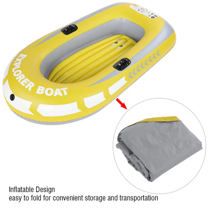 Inflatable Kayak Canoe Made Of High Quality PVC Material Can Accommodate Two Adults At The Same Time Load Capacity Up To 90 Kg