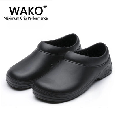 New Men's Chef Kitchen Working Slippers Non-slip Waterproof Oil-proof Shoes Rubber Rain boots for Men and Women Unisex Sandals