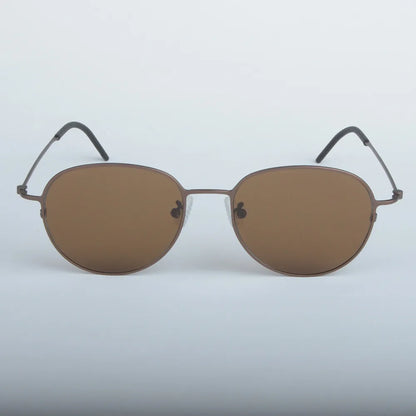 Handmade Pure Titanium Polarized Sunglasses Men Oval Round Eyeglasses Outdoors Women Big Face Spectacles Eyewear No Fade Eyewear