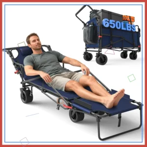 Heavy-Duty Folding Wagon/Chair